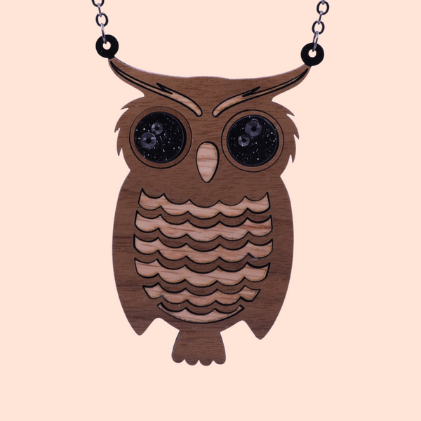Layered Owl Necklace